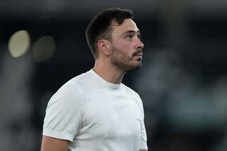 Davide Ancelotti técnico do Botafogo durante partida contra o Vasco no estádio Engenhão pelo campeonato Brasileiro A 2025.