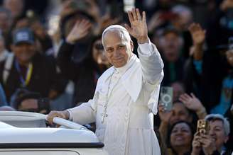 Papa Leão XIV durante audiência geral no Vaticano