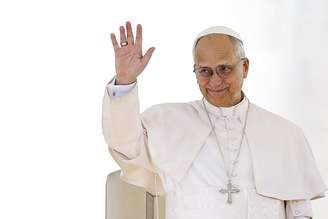 Papa Leão XIV durante audiência jubilar no Vaticano