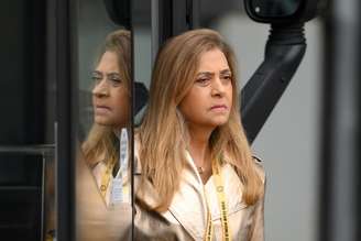 Leila Pereira, presidente do Palmeiras (Foto de David Ramos/Getty Images)
