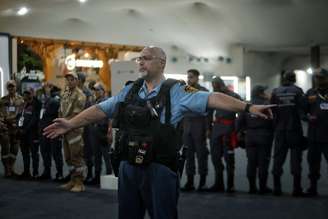 Seguranças fecharam a chamada Zona Azul da COP-30.