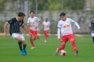 Tiago Salvador , jogador do time sub-15 do Red Bull Bragantino. 