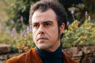 Joaquim Lopes caracterizado para série da HBO