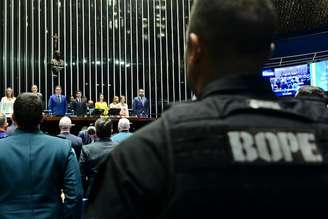 Sessão solene para homenagear os envolvidos na Operação Contenção, realizada no Rio de Janeiro