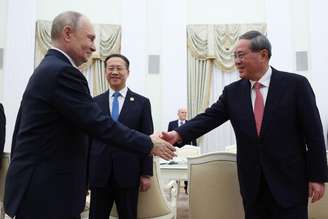 Putin recebeu Li Qiang em Moscou nesta terça
