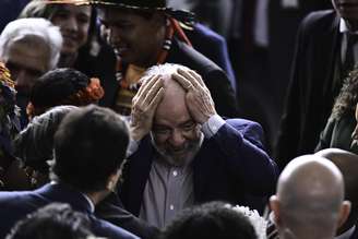 Lula durante cerimônia para anúncio da criação da Universidade Federal Indígena e da Universidade do Esporte, na quinta-feira, 27