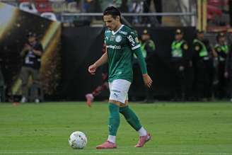 Raphael Veiga durante final da Libertadores entre Palmeiras e Flamengo