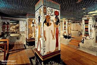 Beleza de Nefertari revive em Museu Egípcio graças a italianos