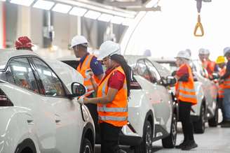 Fábrica da BYD em Camaçari (BA)