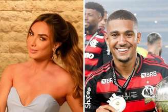 Nicole Bahls e Samuel Lino