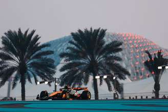 Lando Norris durante o GP de Abu Dhabi