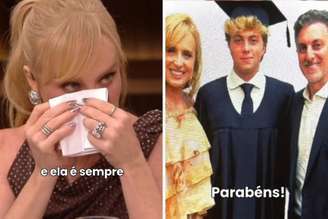 Angélica se emociona durante programa