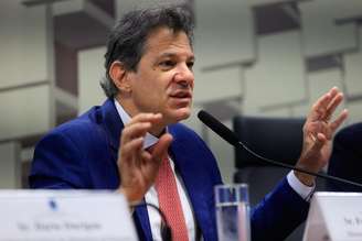 O ministro da Fazenda, Fernando Haddad