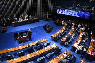 Senadores nesta terça-feira, 9, em Brasília