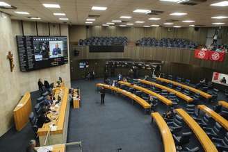 Plenário da Câmara de Vereadores de São Paulo