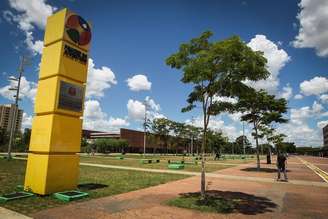 Movimentação no Parque da Juventude, na zona norte da cidade de São Paulo.
