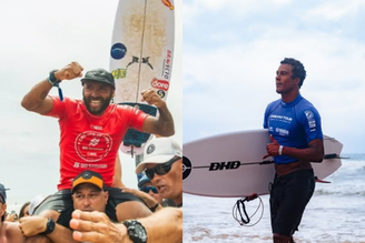 Jadson André e Cauã Costa, veterano e promessa do surfe, disputarão QS da WSL em Fortaleza (CE)