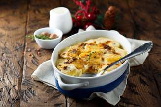 Batata gratinada vegetariana