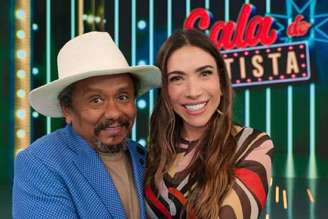 Chico César e Patrícia Abravanel