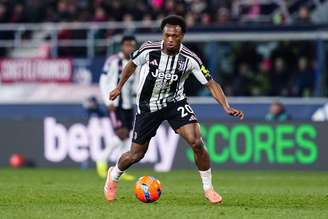 Lois Openda (Juventus) durante jogo contra o Bologna, no dia 14.12.2025