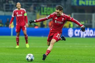 Florian Wirtz (Liverpool) durante jogo contra a Inter de Milão, no dia 09.12.2025 