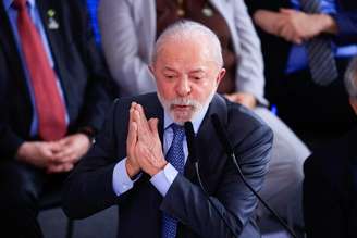 Lula disse no evento que tem que agradecer a Deus pela trajetória de vida que teve