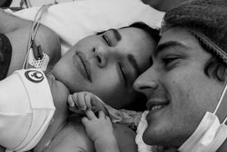 Mariana Rios, seu marido e Palo