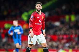 Bruno Fernandes (Manchester United) durante jogo contra o Bournemouth, no dia 15.12.2025 