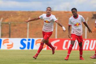 Jhuan Nunes, jogador do time sub-20 do Red Bull Bragantino. 