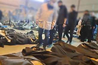 Trecho de vídeo mostra corpos em chão de necrotério no Irã