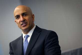 Neel Kashkari, presidente e CEO do Banco da Reserva Federal de Minneapolis, fala durante uma entrevista à Reuters na cidade de Nova York, Nova York, EUA, em 22 de maio de 2023. REUTERS/Mike Segar