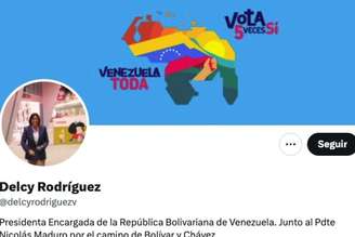 Perfil oficial de Delcy Rodríguez foi reativado no X