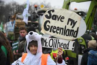 Milhares de manifestantes protestaram em Copenhague contra Trump