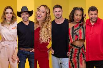 Ana Paula, Cowboy, Sarah, Jonas, Sol e Babu no BBB 26 (Divulgação/TV Globo)
