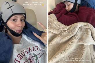 Bruna Furlan durante quimioterapia