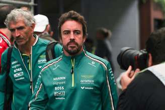 Fernando Alonso, piloto da Aston Martin, no GP de São Paulo de 2025