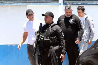 Empresário Daniel Vorcaro, dono do Banco Master deixa o CDP2, Centro de Detenção Provisória em Guarulhos, SP, no final de novembro de 2025. Vorcaro precisou cumprir algumas medidas cautelares como o uso de tornozeleira eletrônica, entregar o passaporte e não deixar a cidade sem autorização da Justiça. Com Vorcaro saiu outro preso da Operação Compliance Zero