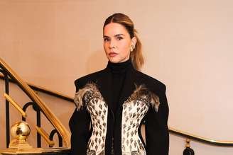 Ana Paula Carneiro no desfile da Schiparelli