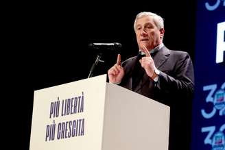 O vice-premiê e ministro das Relações Exteriores da Itália, Antonio Tajani