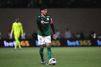 Gustavo Gomez (Palmeiras) durante jogo contra o São Paulo, no dia 24.01.2026 