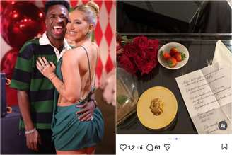 Vini Jr. e Virginia celebram três meses de namoro com declarações apaixonadas