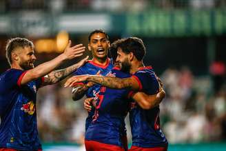 Jogadores do Red Bull Bragantino. 