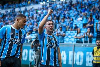Monsalve volta a marcar após dois meses sem atuar — (FOTO: LUCAS UEBEL/GREMIO FBPA)