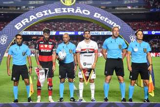 Arbitragem para a partida entre São Paulo e Flamengo, pela 1ª rodada do Campeonato Brasileiro de 2026