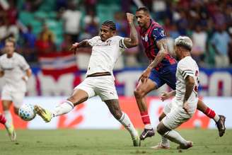 John Kennedy marcou o gol do Fluminense no empate com o Bahia, em Salvador, pelo Campeonato Brasileiro (FOTO: MARCELO GONÇALVES / FLUMINENSE F.C.)