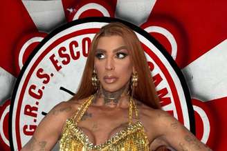 Pepita durante evento na escola Unidos de São Lucas