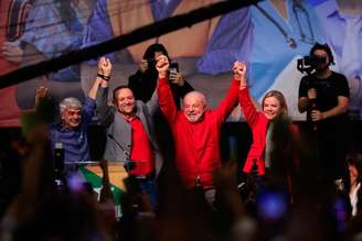 Lula durante evento nacional do PT, em Brasília, no ano passado