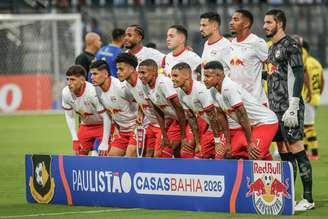 Jogadores do Red Bull Bragantino. 