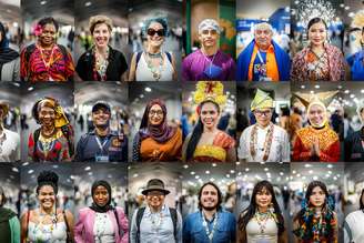 Uma amostra da diversidade de participantes da COP 30: fora das salas de conferência plenárias, governos subnacionais, líderes indígenas e de movimentos sociais não esperaram declarações grandiosas e mostraram conquistas obtidas com muito esforço. Hermes Caruzo/COP30, CC BY