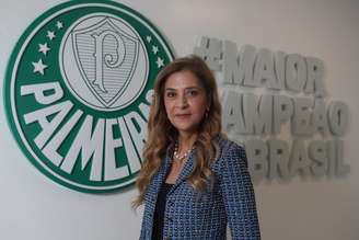 Leila Pereira, presidente do Palmeiras